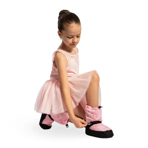 Bloch Evie Floral Tank, Mädchen-Trikot mit Tutu-Röckchen mit breiten Trägern 