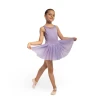 Bloch Evie Floral tank, Mädchen-Trikot mit Tutu-Röckchen und breiten Trägern Bloch Evie Floral tank, Mädchen-Trikot mit Tutu-Röckchen und breiten Trägern