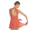 Bloch Hana Floral Mesh-Rock, Damenrock mit elastischem Bund - Pfirsich - peach