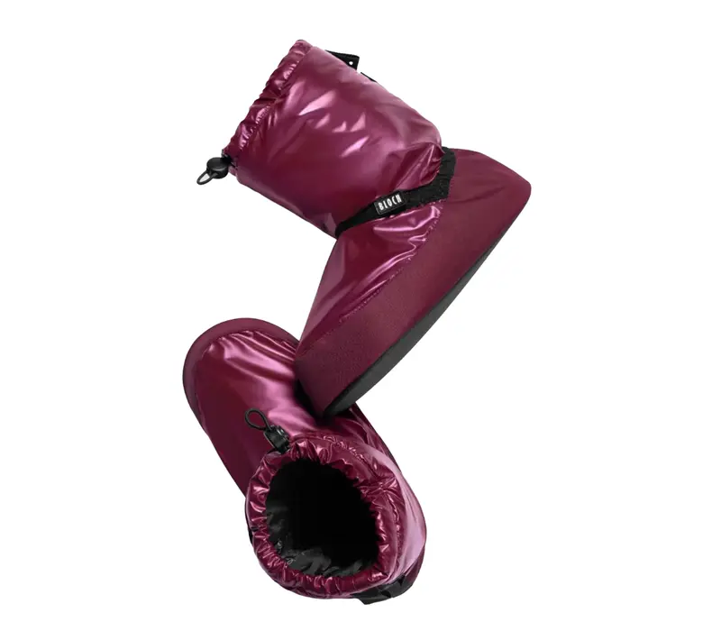 Bloch metallic Bootie, Damen-Wärmeschuhe – Bordeaux – Burgundy metallic Bloch