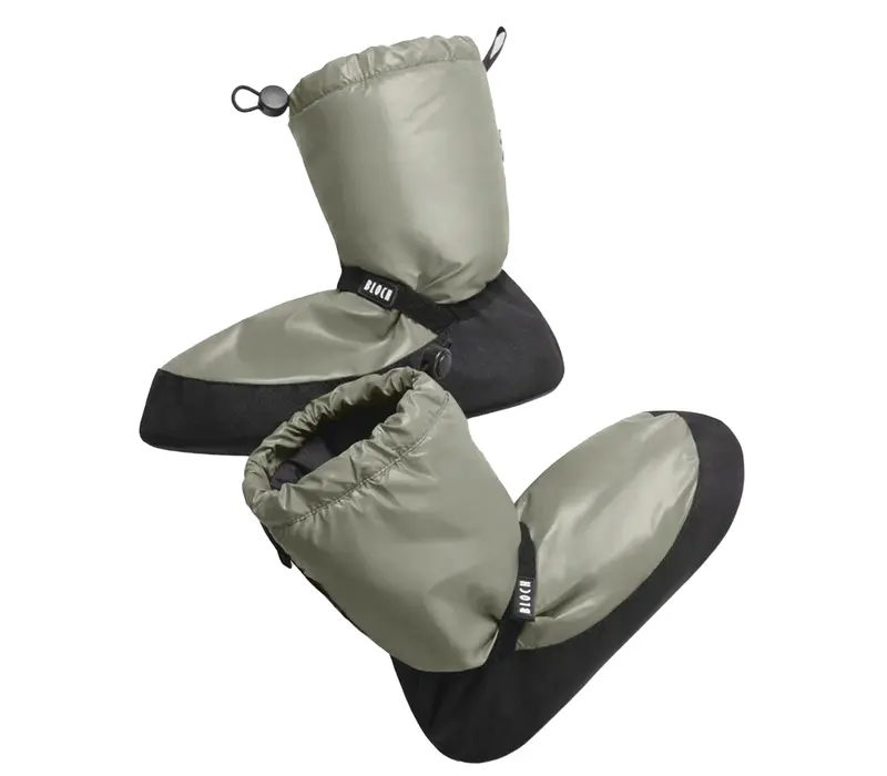 Bloch Metallic Bootie, Damen-Wärmeschuh - Grün - Olive metallic Bloch