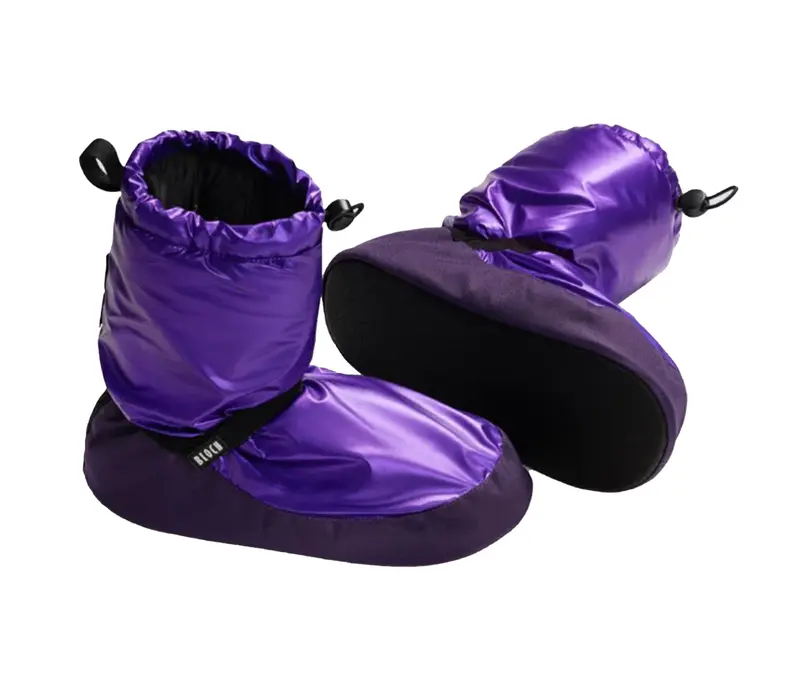 Bloch Metallic Bootie, Damen-Wärmeschuh - Violett - Vibrant purple metallic Bloch