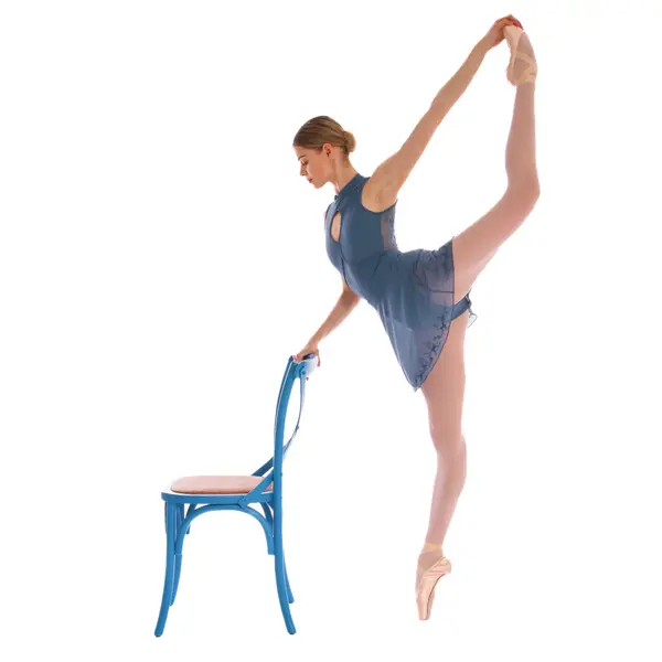 Bloch Kali Floral, Damen-Trikot mit hohem Kragen und offenem Rücken