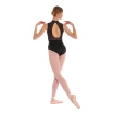 Bloch Kali Floral, Damen-Trikot mit Stehkragen und offenem Rücken - Schwarz Bloch Kali Floral, Damen-Trikot mit Stehkragen und offenem Rücken - Schwarz