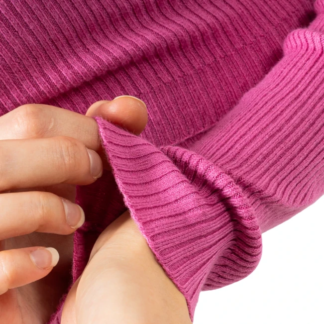Bloch Wickelpullover Luna, Damen-Stricktop zum Aufwärmen - Rosa - Deep Pink Bloch