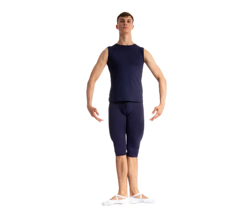 Bloch Herren-Leggings bis zum Knie - Blau - Navy