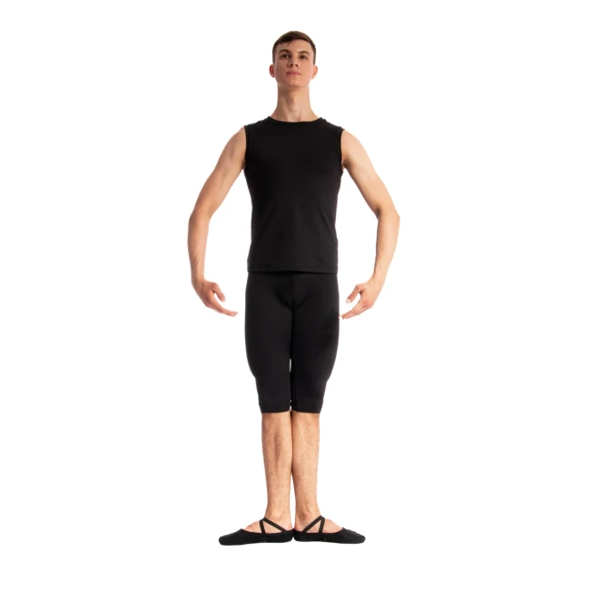 Bloch Herren-Leggings bis zum Knie – Schwarz