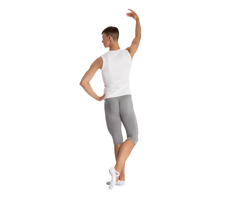 Bloch Herren-Leggings bis zum Knie – Grau – grey