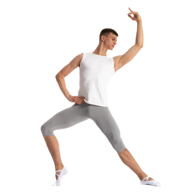 Bloch Herren-Leggings bis zum Knie Bloch Herren-Leggings bis zum Knie – Grau – grey