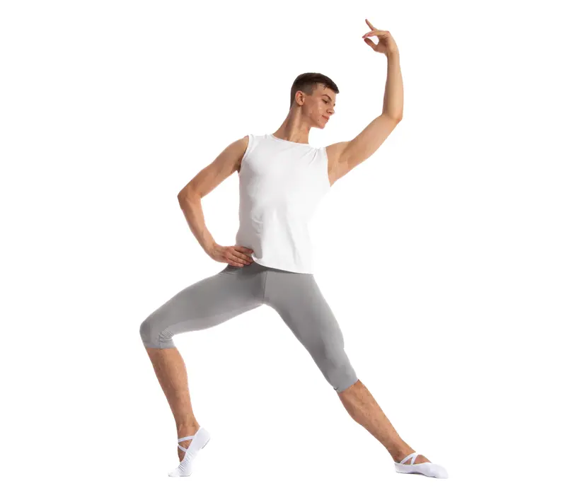 Bloch Herren-Leggings bis zum Knie – Grau – grey