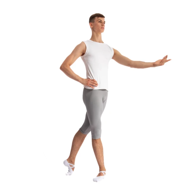 Bloch Herren-Leggings bis zum Knie Bloch Herren-Leggings bis zum Knie – Grau – grey