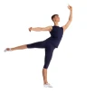 Bloch Herren-Leggings bis zum Knie - Blau - Navy Bloch Herren-Leggings bis zum Knie - Blau - Navy