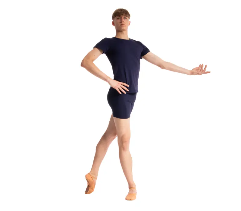 Bloch Herren-Shorts in Oberschenkellänge - Blau - Navy