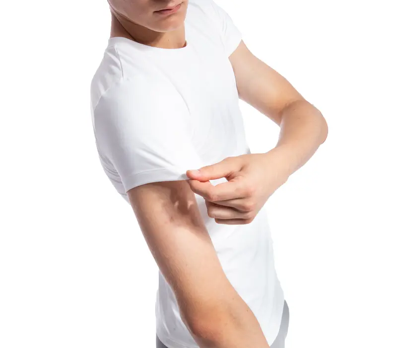 Bloch Herren-T-Shirt mit kurzen Ärmeln Bloch Herren-T-Shirt mit kurzen Ärmeln - Weiß