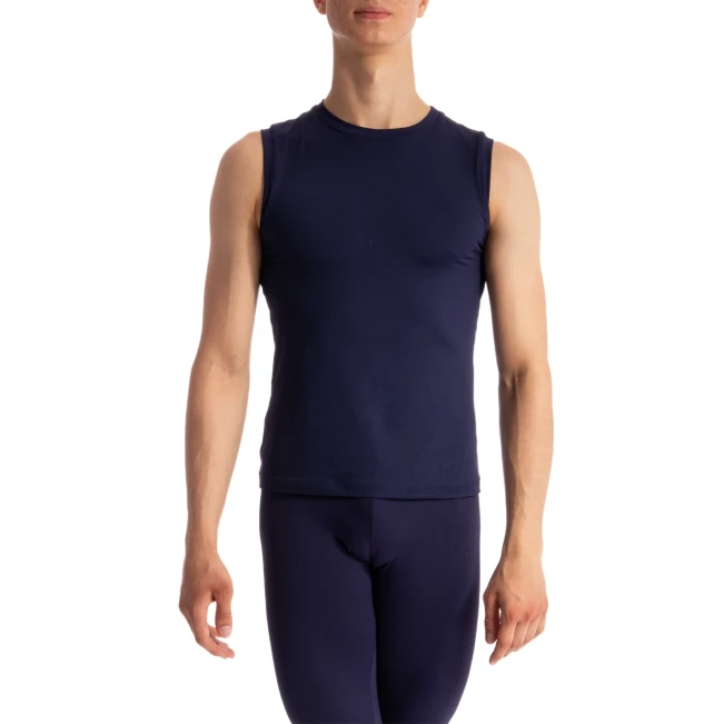 Bloch, Herren-Ärmelloses T-Shirt - Blau - Navy