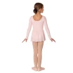 Bloch Petal, Mädchen-Trikot mit langen Ärmeln und Röckchen