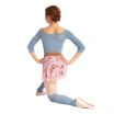 Bloch Printed Pull-on-Rock, Damen-Blumenrock – Laurel Mist