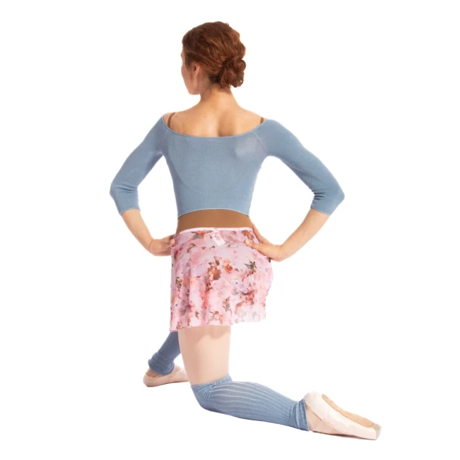Bloch Printed Pull-on-Rock, Damen-Blumenrock – Laurel Mist