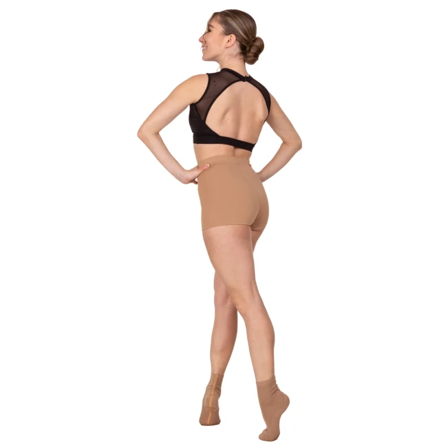 Bloch Vela, kurze Shorts für Damen – Braun Tan Bloch