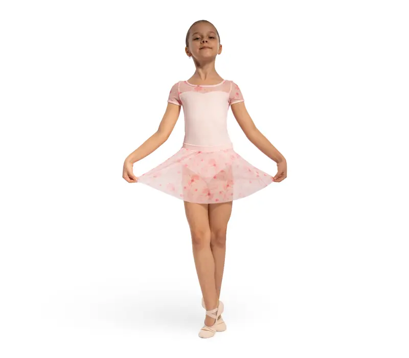 Bloch Remi Floral, Mädchen-Trikot - Candy Pink Bloch