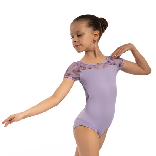 Bloch Remi Floral, Mädchen-Trikot 