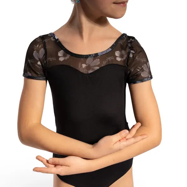 Bloch Remi Floral, Mädchen-Trikot 