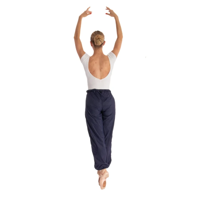 Bloch, lange Damen-Warm-up-Knisterhosen Bloch, Damen lange Aufwärm-„Raschel“-Hose – Hellrosa Bloch