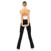 Bloch Flare Pant Rollover, Damen-Strickhose – Schwarz