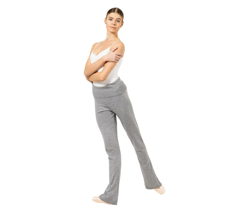 Bloch Flare Pant Rollover, Damen-Strickhose Bloch Flare Pant Rollover, Damen-Strickhose - Grau Bloch