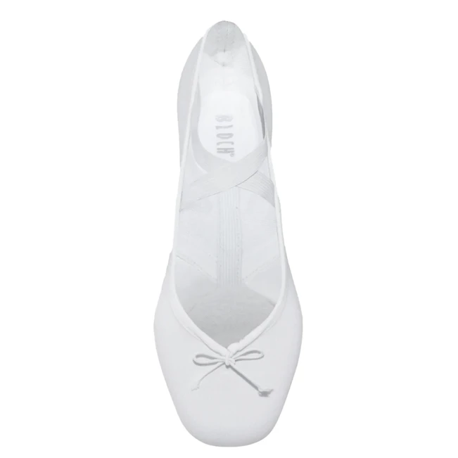 Bloch Perfectus stretch, Ballettschuhe für Herren Bloch Perfectus Stretch, Herren-Ballettschläppchen - Weiß