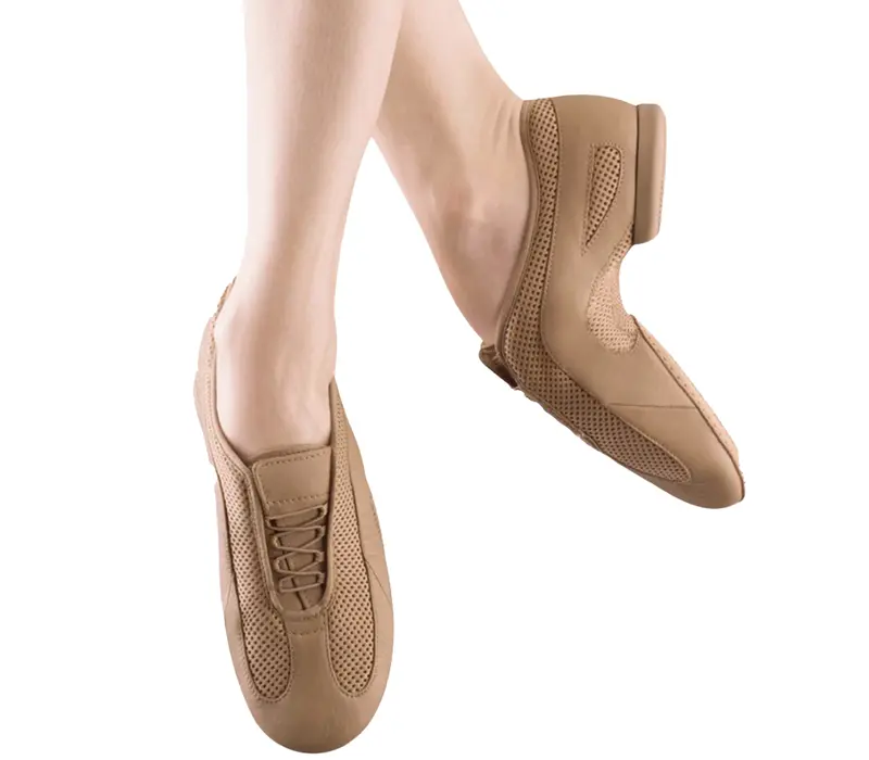 Bloch Slipstream Slip On, Jazzschuhe - Hautfarben - Tan