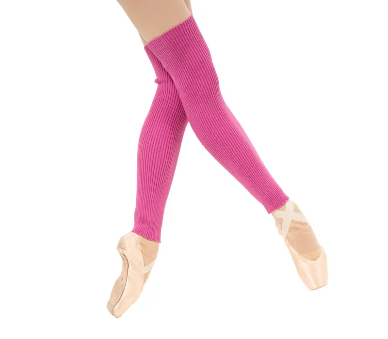 Bloch Rib Legwarmer, gestrickte Tanzstulpen - Pink Bloch