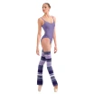 Bloch Striped Leg Warmers, gestreifte Stulpen für Erwachsene - Fliederfarbenes Lilac Bloch Bloch Striped Leg Warmers, gestreifte Stulpen für Erwachsene - Fliederfarbenes Lilac Bloch