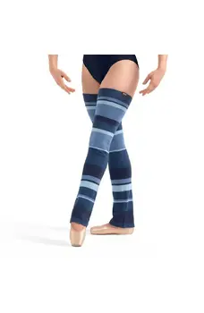 Bloch Striped Leg Warmers, gestreifte Stulpen für Erwachsene