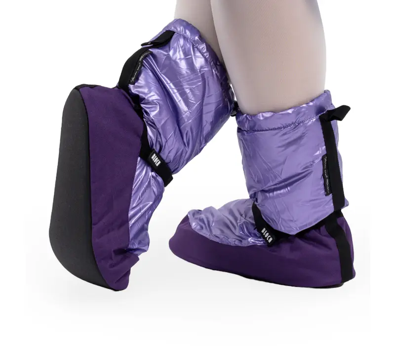 Bloch Metallic Bootie, Damen-Wärmestiefel - Violett Purple metallic Bloch