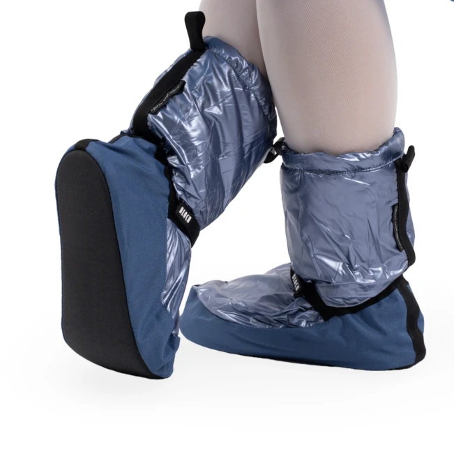 Bloch Metallic-Bootie, Damen-Wärmeschuh - Grau grey metallic Bloch Bloch Metallic-Bootie, Damen-Wärmeschuh - Grau grey metallic Bloch