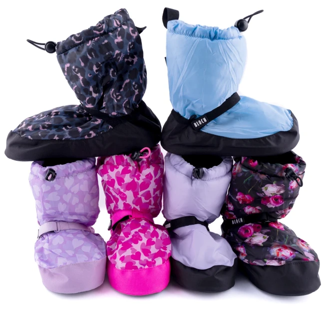 Bloch Booties IM009BP Edition mit Muster, Wärmeschuhe Bloch Booties IM009BP Edition mit Muster, Wärmeschuhe