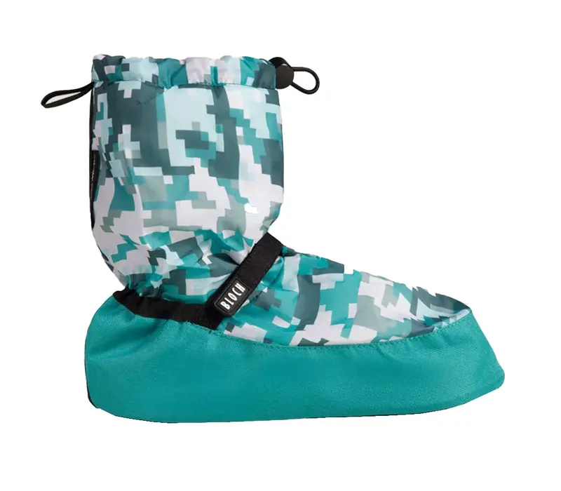 Bloch crazy printed Booties, Wärmeschuhe – Pixel Print Bloch