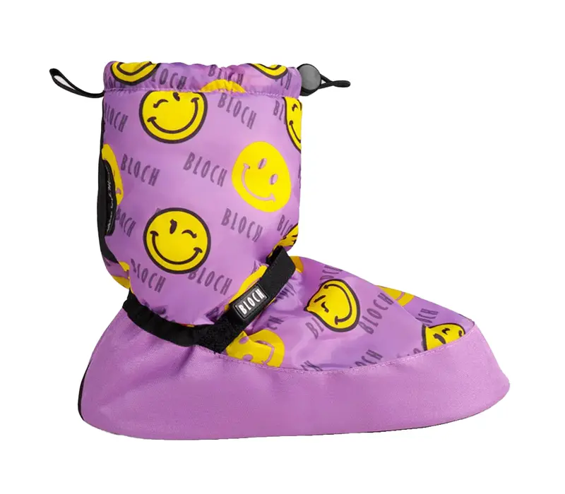 Bloch verrückte bedruckte Booties, wärmende Schuhe - Smiley Print Bloch Bloch verrückte bedruckte Booties, wärmende Schuhe - Smiley Print Bloch