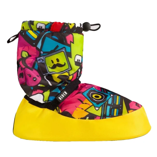 Bloch Booties IM009BP crazy printed Bootie, Wärmeschuhe Bloch Booties IM009BP crazy printed Bootie, Wärmeschuhe