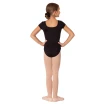 Bloch Dujour, Mädchen-Trikot mit kurzen Ärmeln - Schwarz