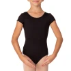Bloch Dujour, Mädchen-Trikot mit kurzen Ärmeln - Schwarz