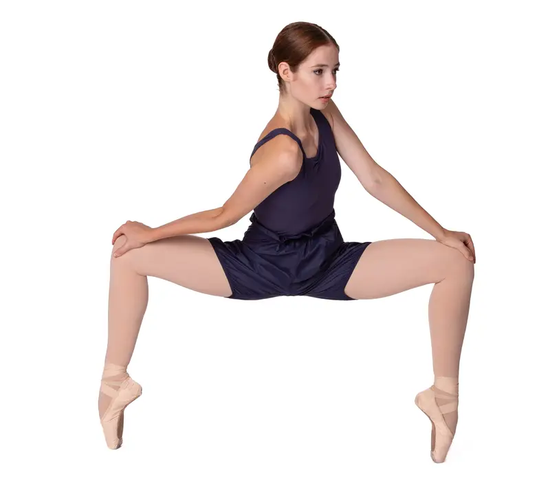 Bloch, Damen kurze Raschelhose zum Aufwärmen - Blau - Navy