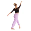 Bloch, Damen lange Aufwärm-„Raschel“-Hose – Hellrosa Bloch Bloch, Damen lange Aufwärm-„Raschel“-Hose – Hellrosa Bloch