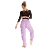 Bloch, Damen lange Aufwärm-„Raschel“-Hose – Hellrosa Bloch Bloch, Damen lange Aufwärm-„Raschel“-Hose – Hellrosa Bloch