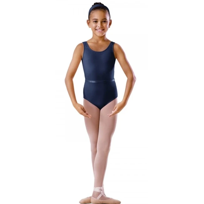 Baumwoll-Trikot mit breiten Trägern – Marineblau Bloch Baumwoll-Trikot mit breiten Trägern – Marineblau Bloch