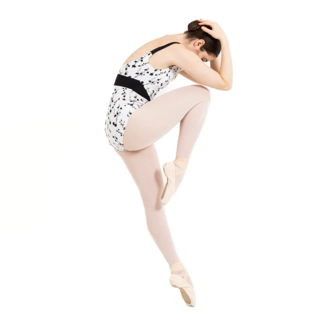 Capezio C'est la vie Fleur, Damen-Trikot mit breiteren Trägern Capezio C'est la vie Fleur, Damen-Trikot mit breiteren Trägern – Cascading Florals Capezio