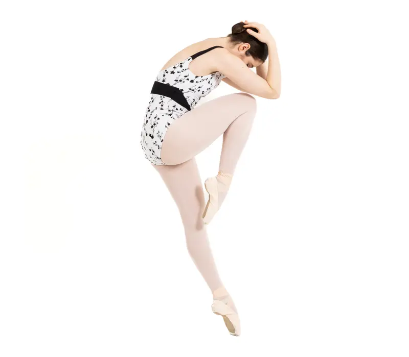 Capezio C'est la vie Fleur, Damen-Trikot mit breiteren Trägern – Cascading Florals Capezio