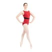 Capezio C'est la vie Fleur, Damen-Trikot mit breiteren Trägern Capezio C'est la vie Fleur, Damen-Trikot mit breiteren Trägern