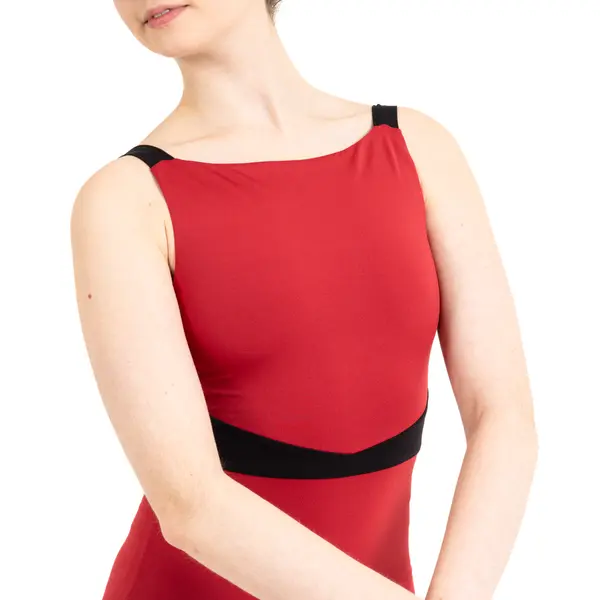 Capezio C'est la vie Fleur, Damen-Trikot mit breiteren Trägern